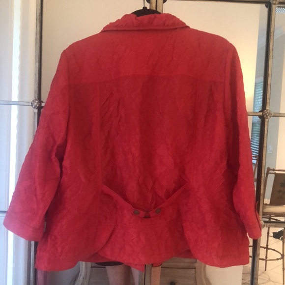 Chico’s Red Jacket - Picture 5 of 8